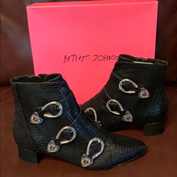 Betsey Johnson Shoes - BETSY JOHNSON NEW IN BOX BLACK BOOTIES
